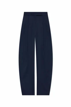 The Attico NAVY BLUE Wool pants
