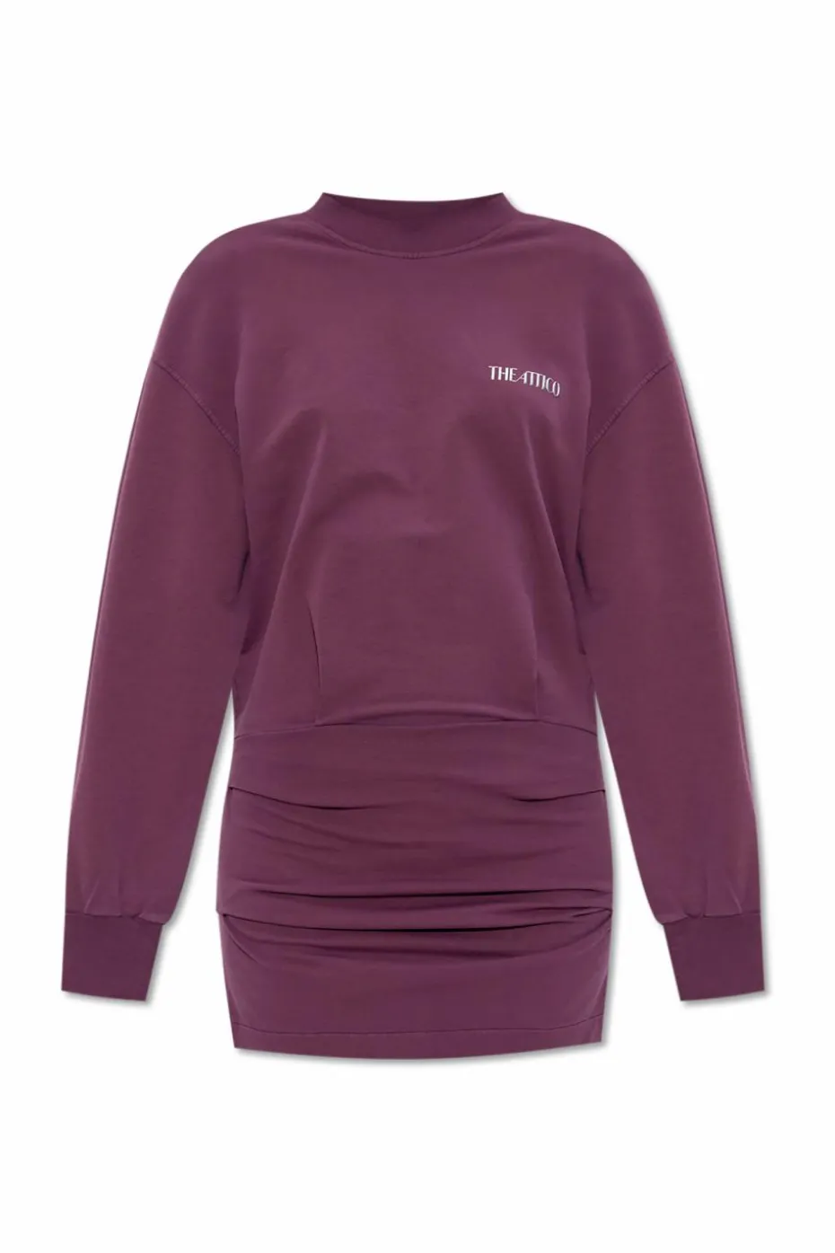The Attico PURPLE Dress with logo