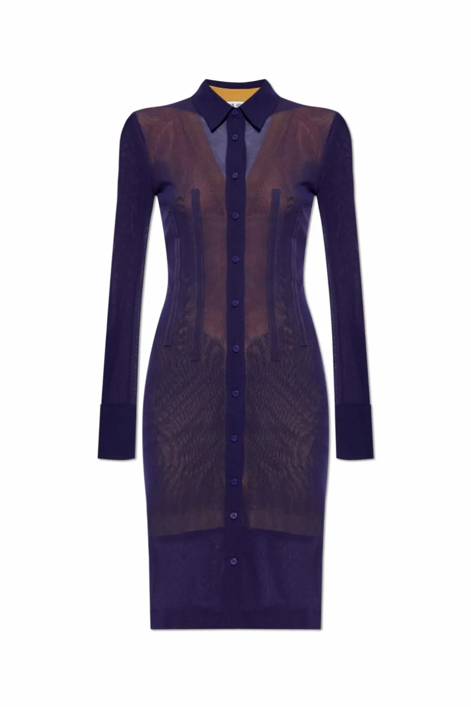 The Attico PURPLE Dress with collar