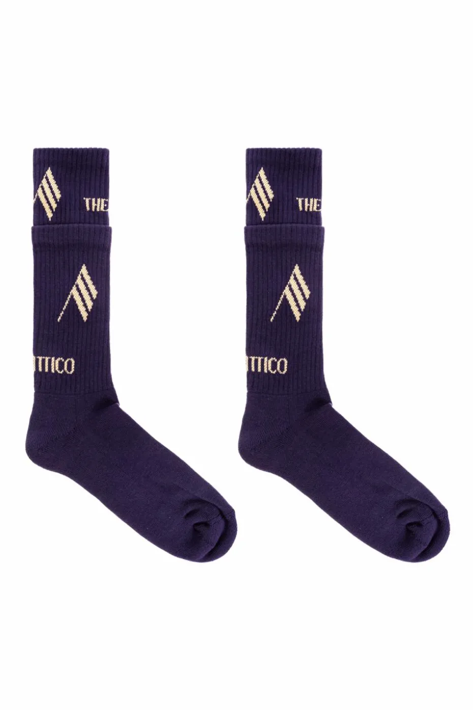 The Attico PURPLE Socks with logo