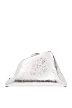 The Attico SILVER ‘Day Off’ handbag