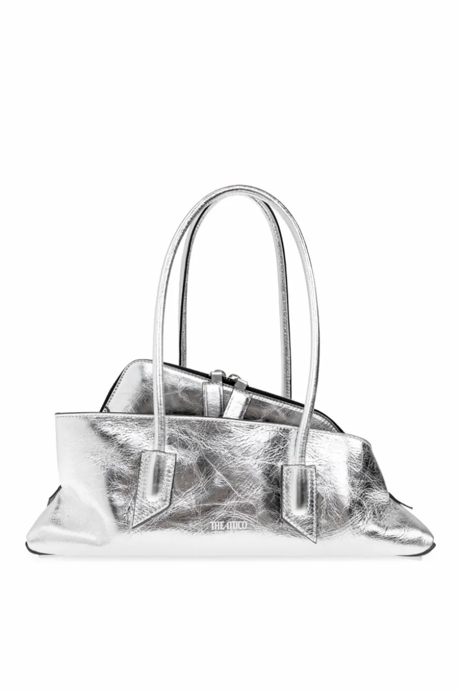 The Attico SILVER Handbag "La Passeggiata Small"