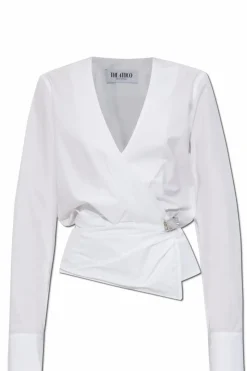 The Attico WHITE Shirt with applique