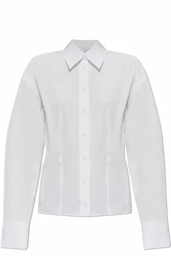The Attico WHITE Shirt with pleats