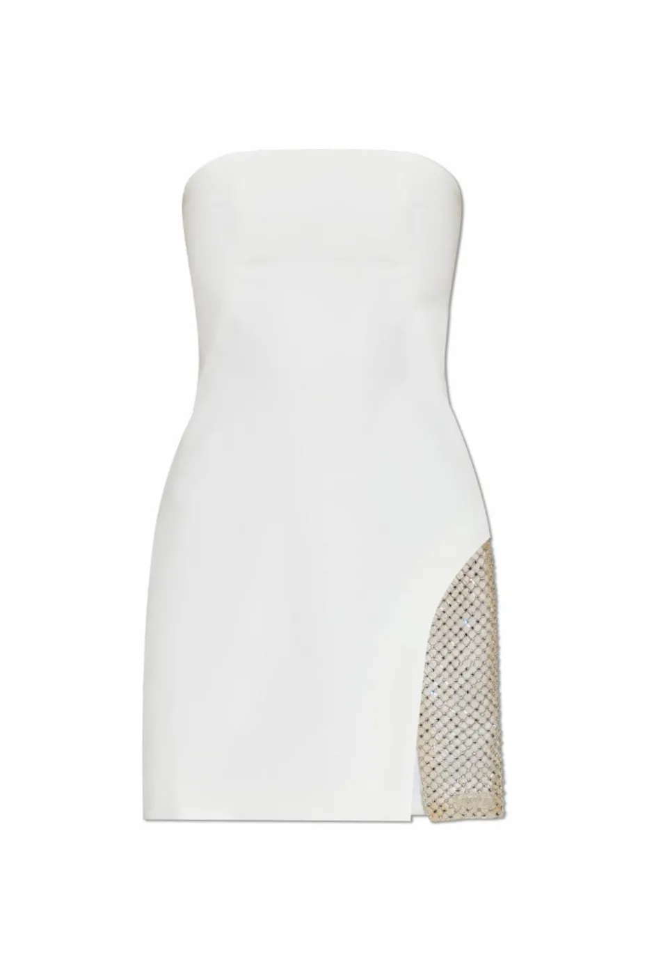 The Attico WHITE Short strapless dress