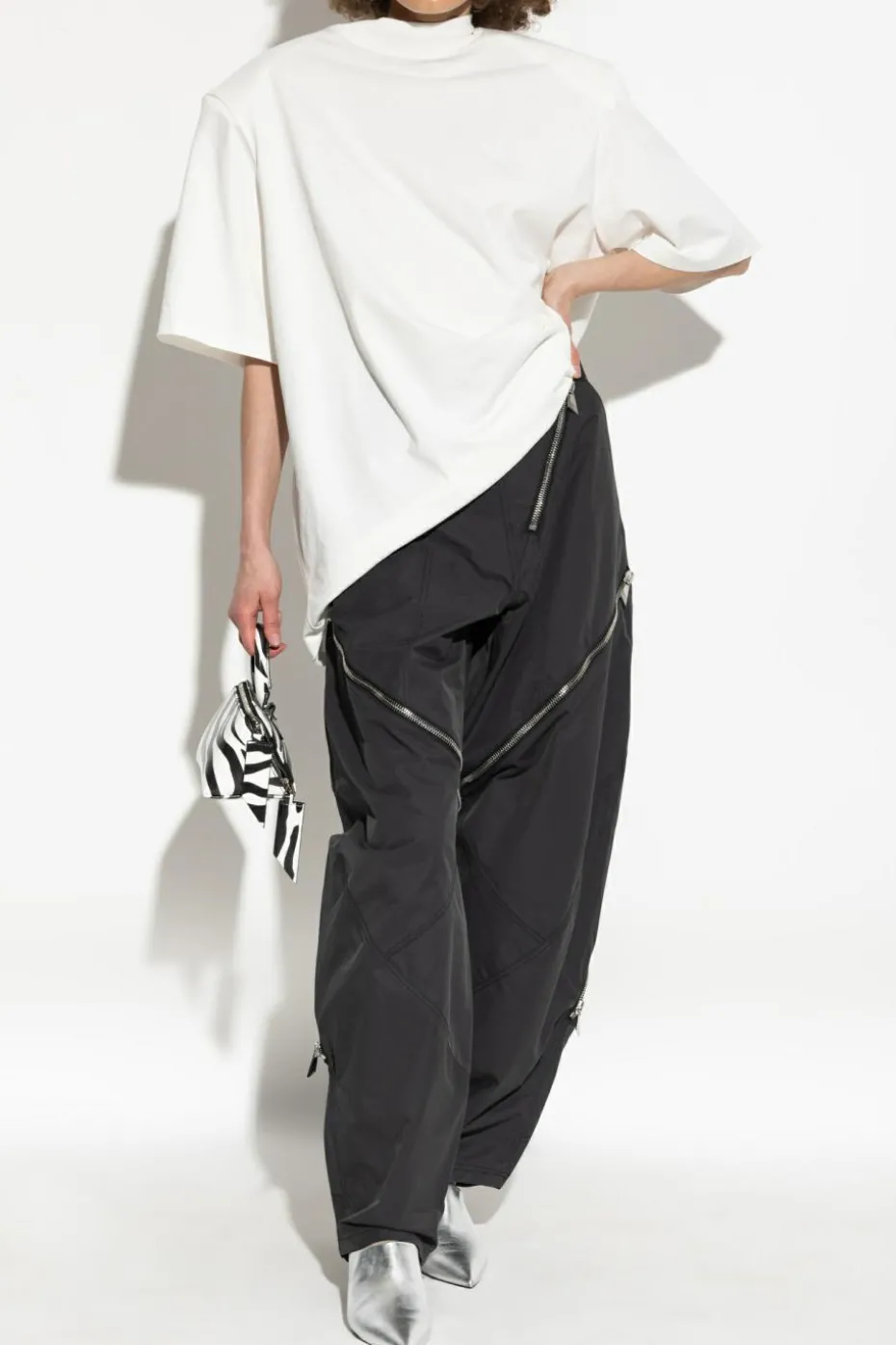The Attico WHITE T-shirt with logo