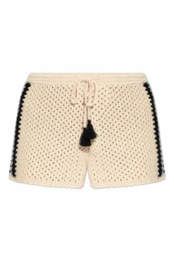 The Upside beige Knit shorts "Hali"