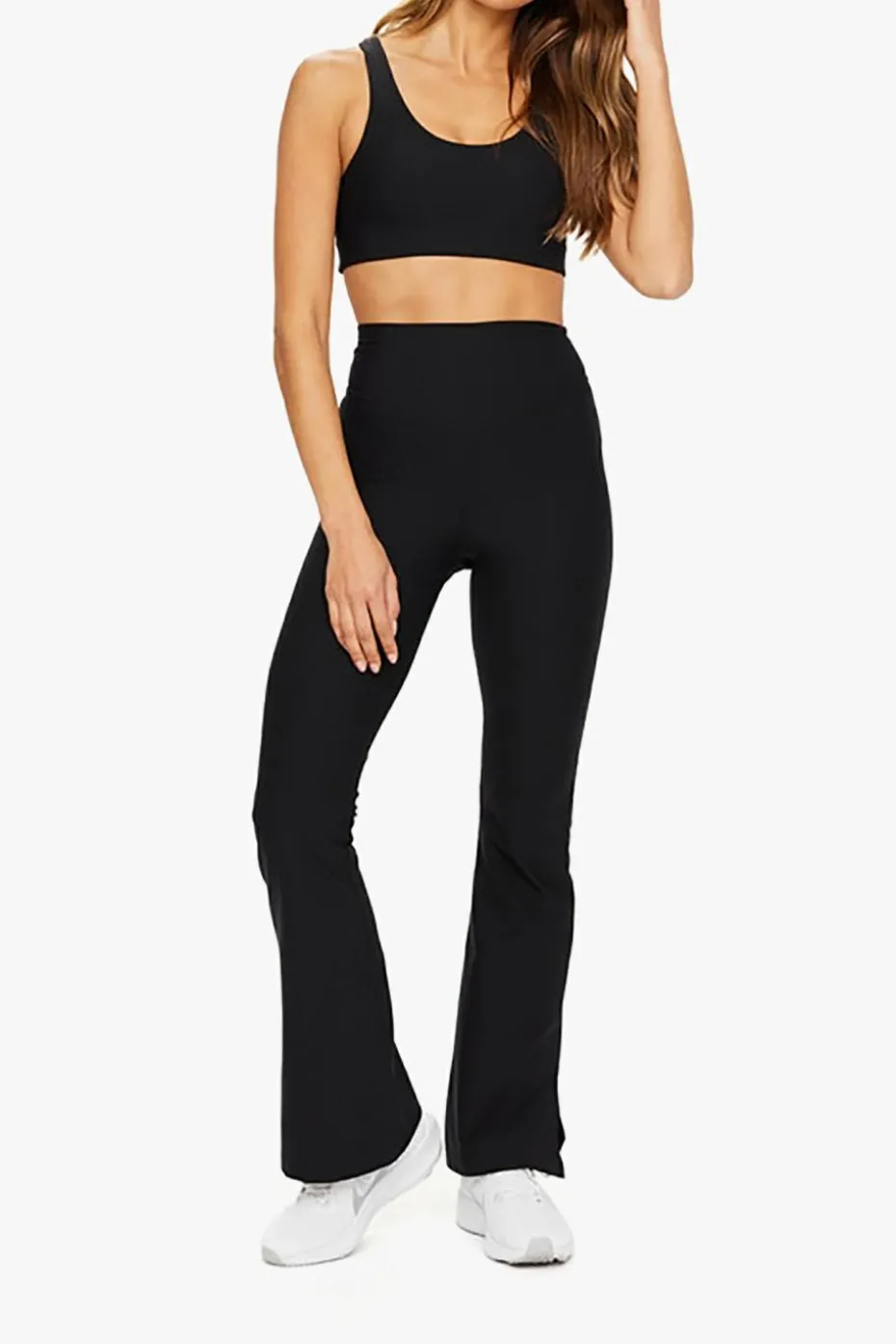 The Upside BLACK "Florence" flare leggings