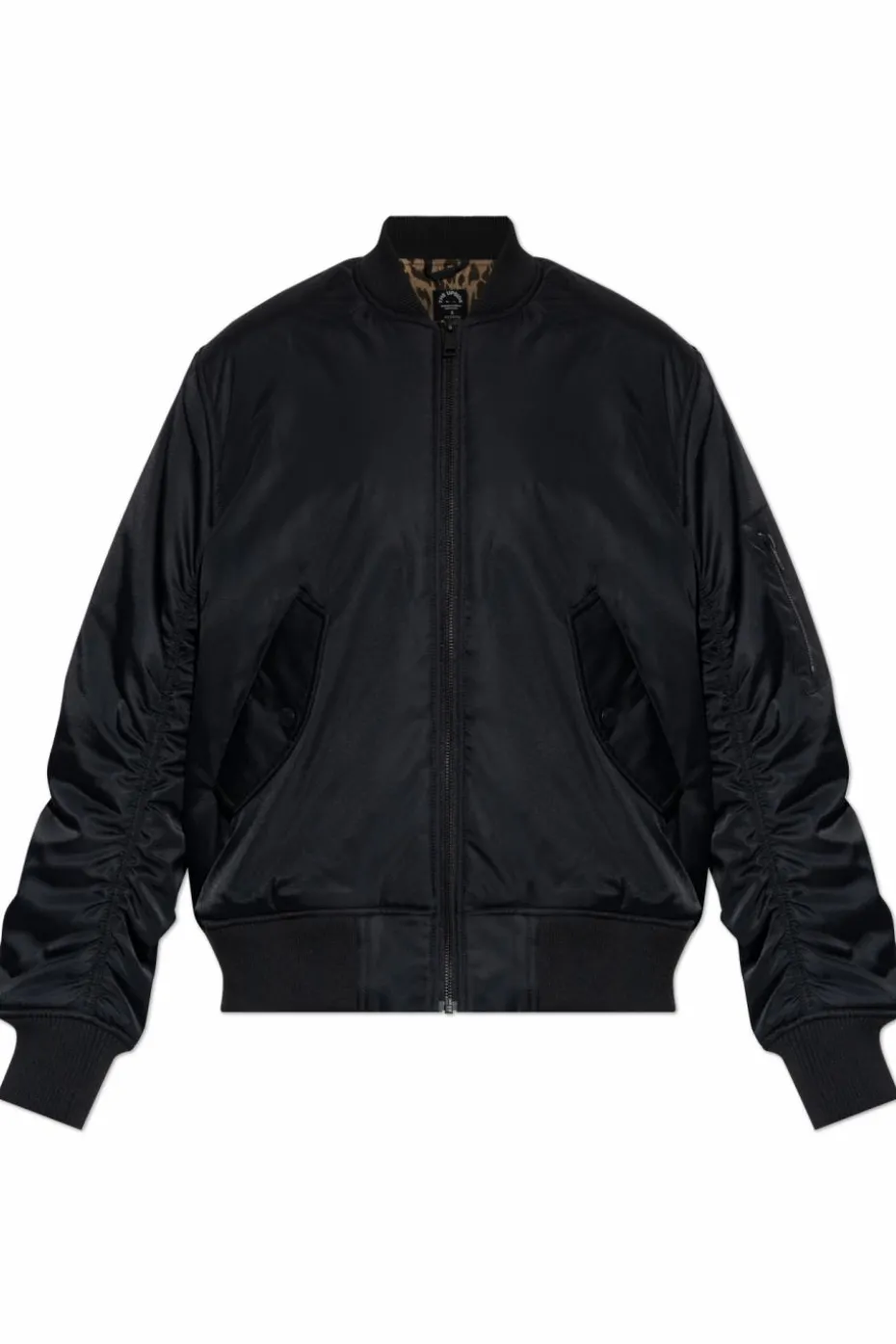 The Upside BLACK "Tribute" bomber jacket