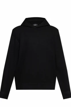 Theory BLACK Hooded sweatshirt