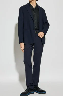 Theory BLACK Linen shirt with pocket