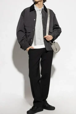 Theory BLACK Wool pants with crease.