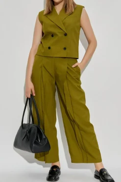 Theory GREEN Creased trousers