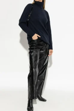Theory NAVY BLUE Cashmere Turtleneck