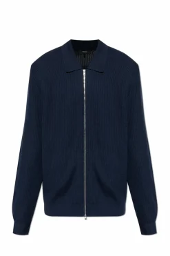 Theory NAVY BLUE Cotton cardigan