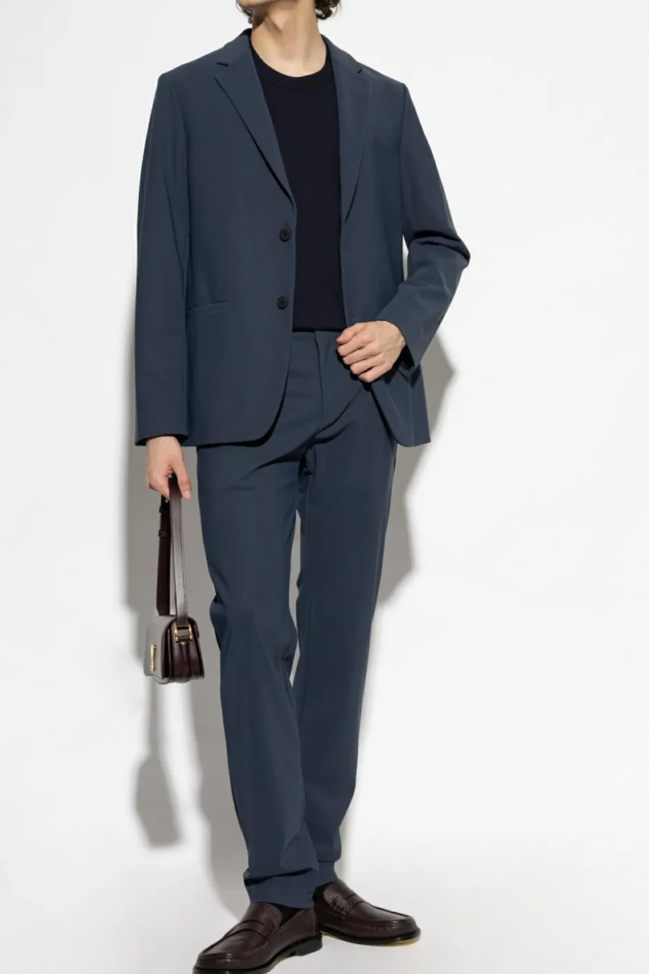 Theory NAVY BLUE Open Lapel Blazer