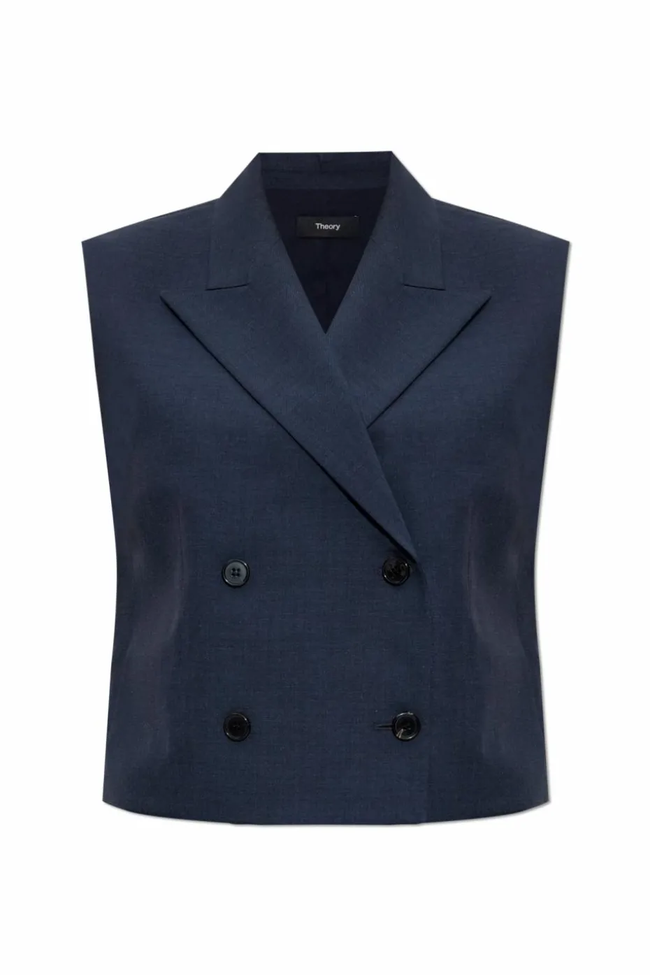 Theory NAVY BLUE Vest with pockets