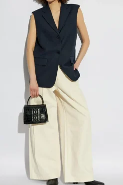 Theory NAVY BLUE Wool Vest