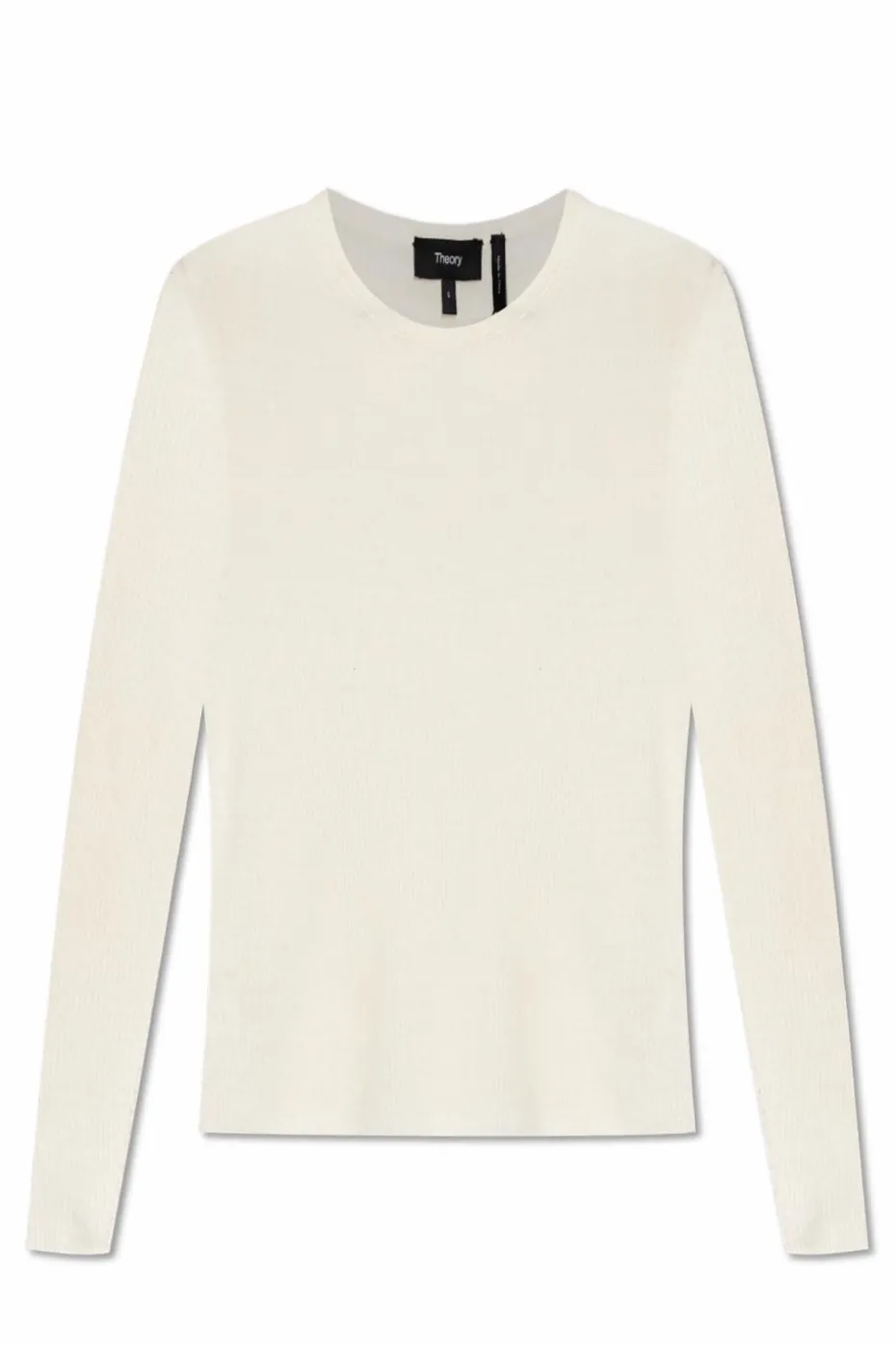 Theory WHITE Fitted long-sleeve top