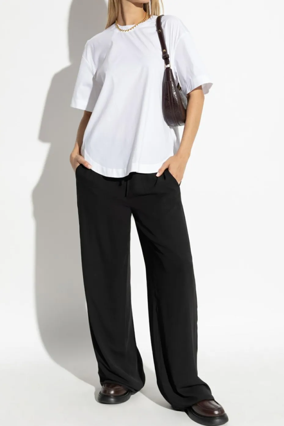 Theory WHITE Loose fit top