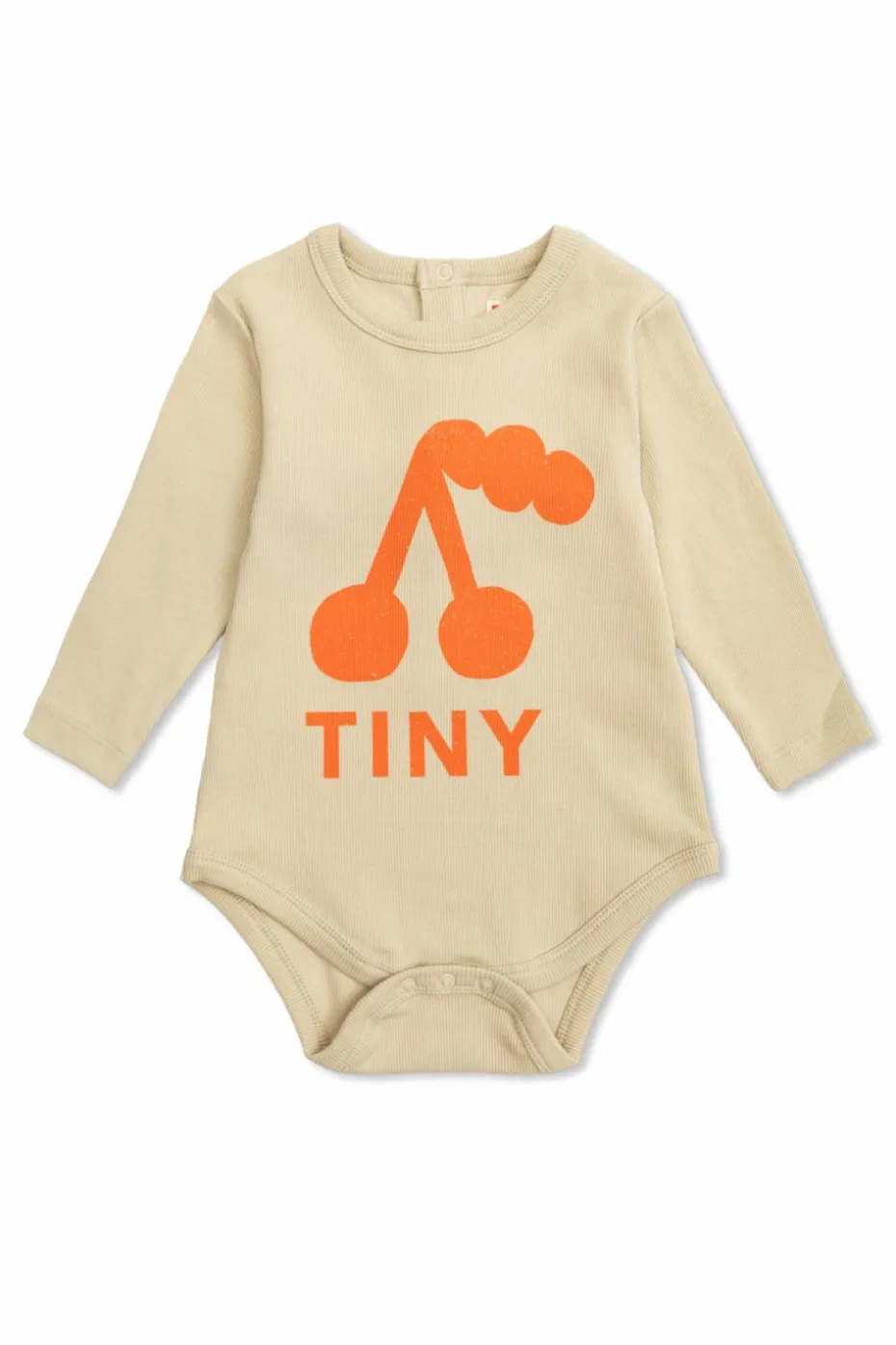 Tinycottons beige Ribbed bodysuit