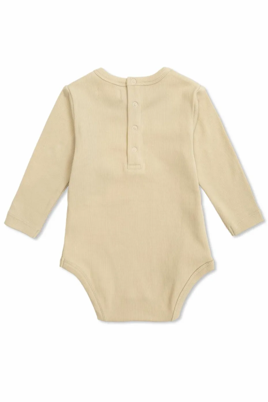 Tinycottons beige Ribbed bodysuit