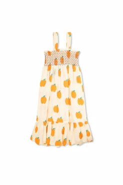 Tinycottons cream Dress with stitching