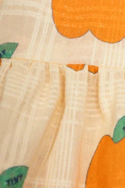 Tinycottons cream Dress with stitching