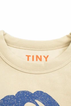 Tinycottons cream Long sleeve sweatshirt