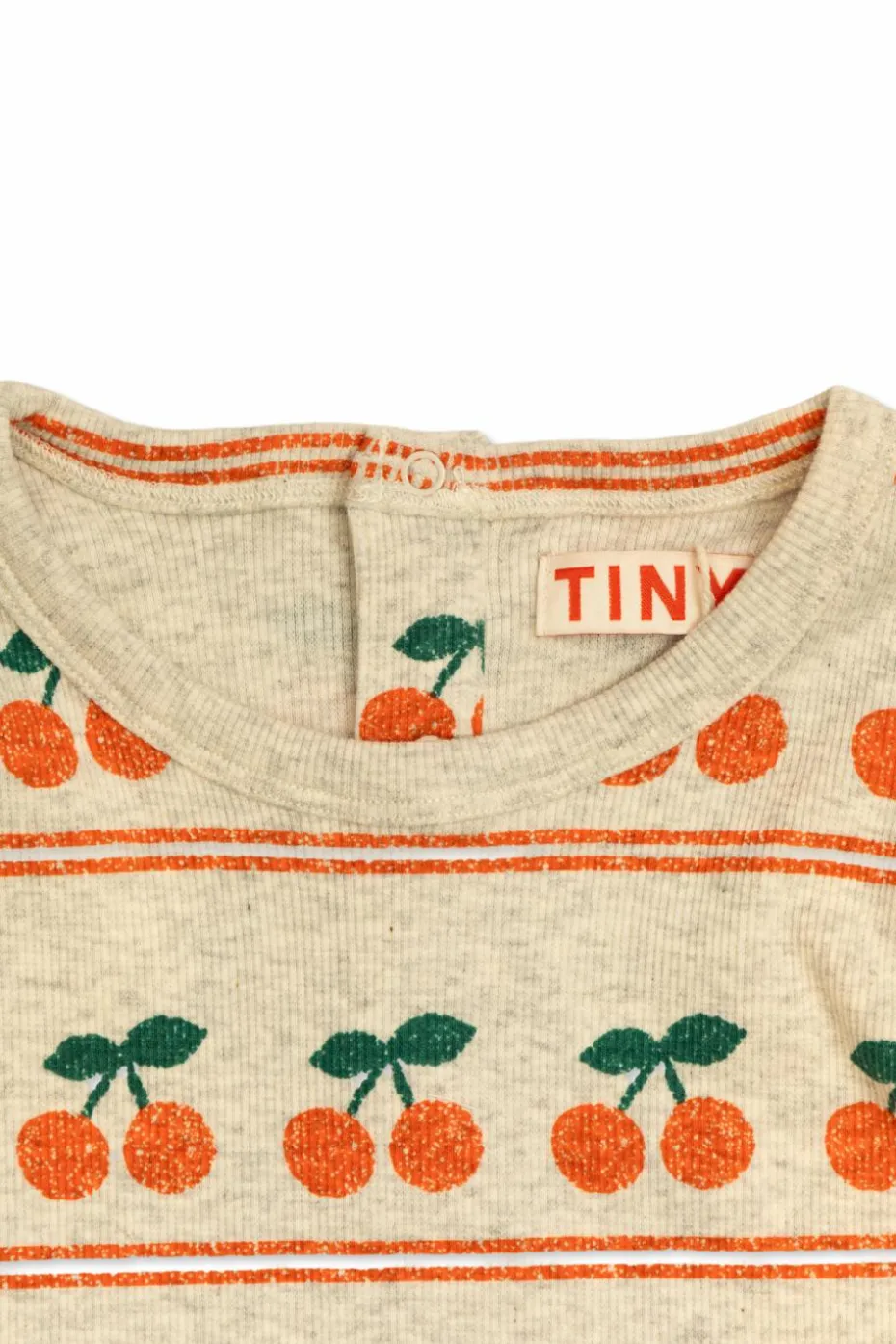 Tinycottons cream T-shirt with a pattern