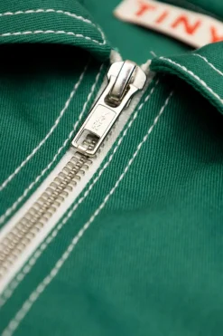 Tinycottons GREEN Light jacket with logo