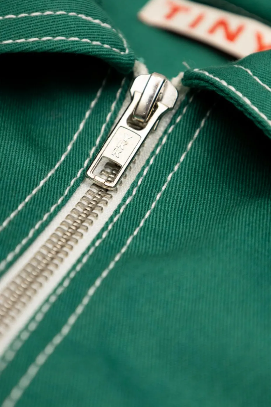 Tinycottons GREEN Light jacket with logo