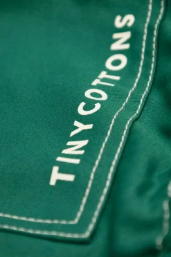 Tinycottons GREEN Light jacket with logo