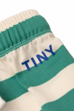 Tinycottons GREEN Striped pattern skirt