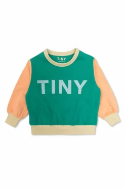Tinycottons GREEN Sweatshirt with Logo