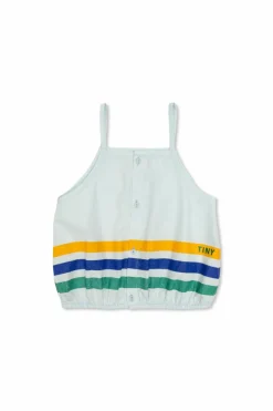 Tinycottons light blue Top with stripe pattern