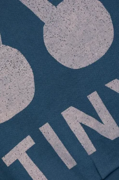 Tinycottons NAVY BLUE Sweatshirt with print