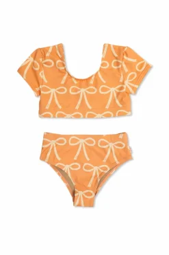 Tinycottons ORANGE Two-Piece Swimsuit