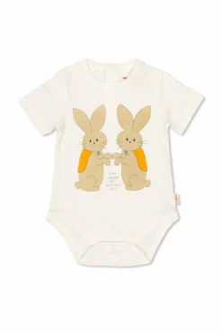 Tinycottons WHITE Printed bodysuit