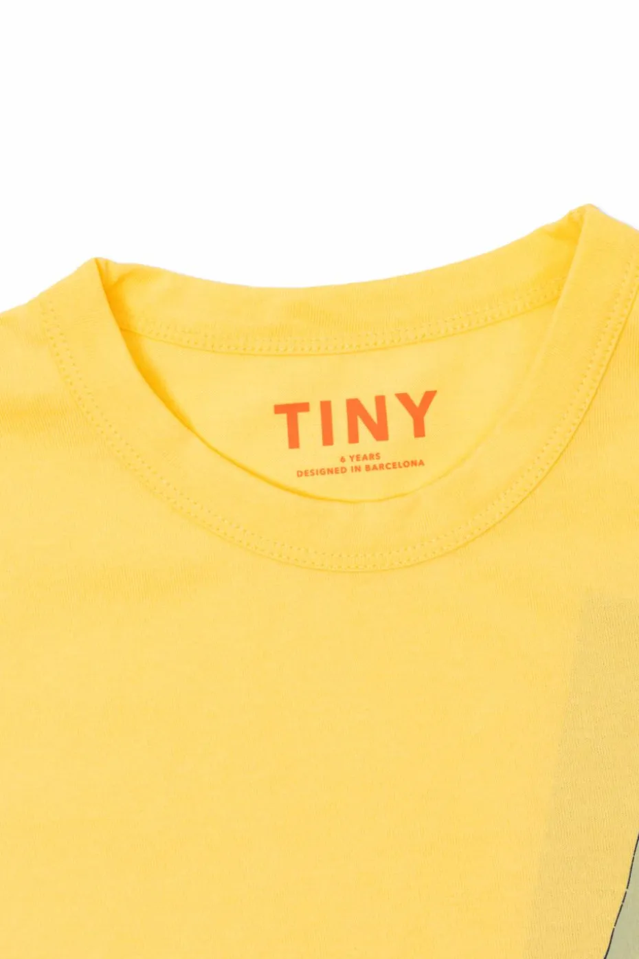 Tinycottons YELLOW Cotton t-shirt