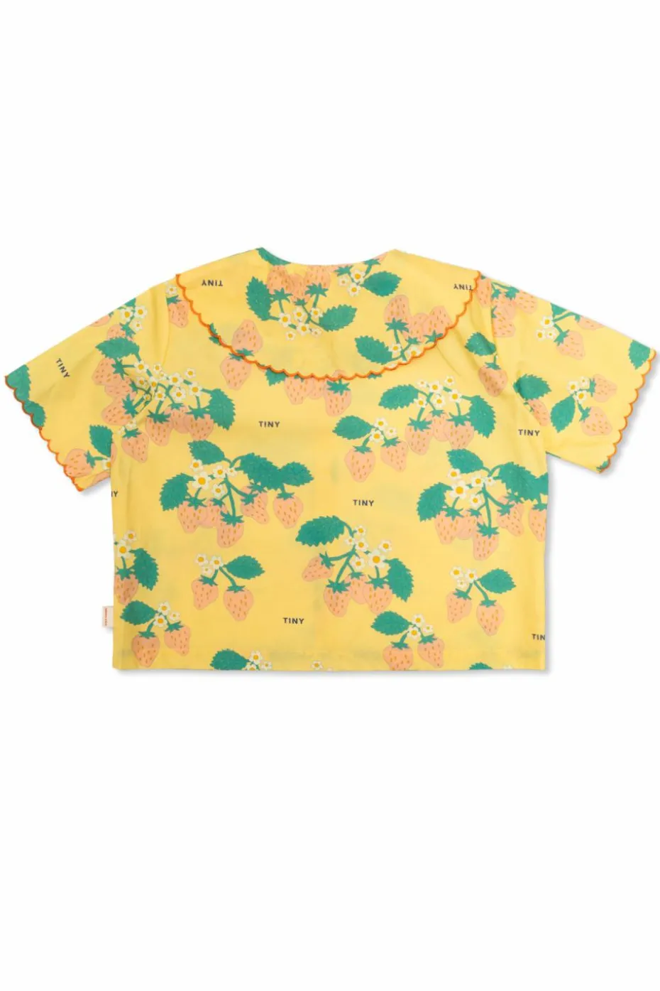 Tinycottons YELLOW Shirt with decorative collar