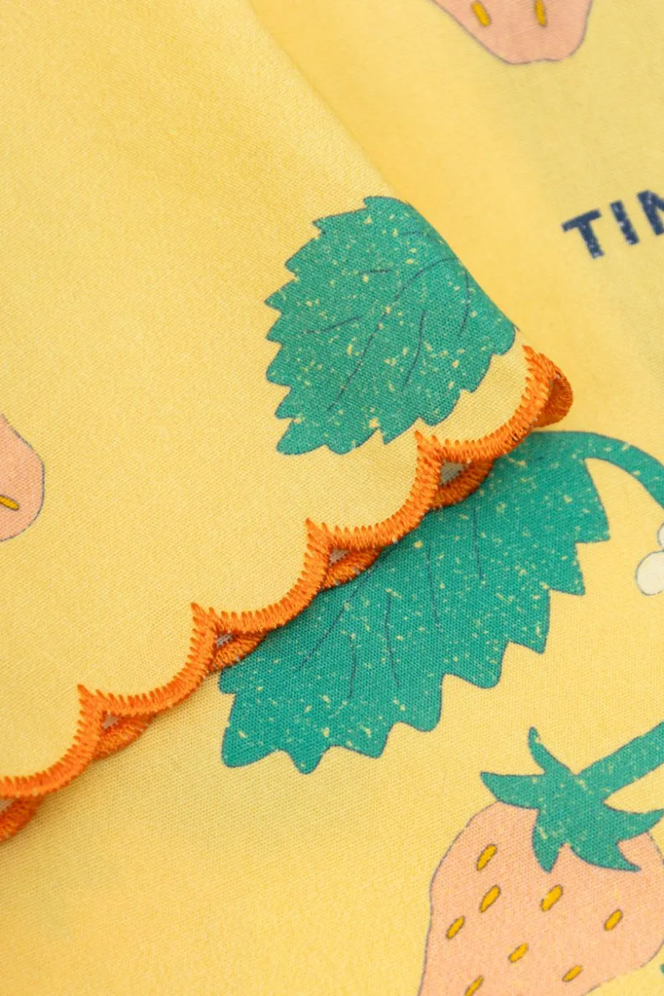 Tinycottons YELLOW Shirt with decorative collar