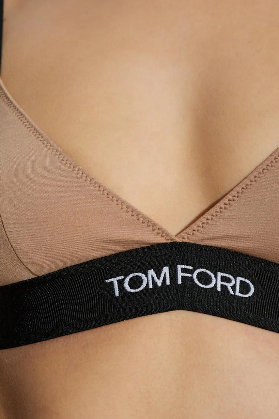Tom Ford beige Bra with logo
