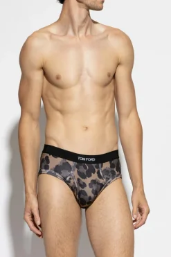 Tom Ford beige Briefs with logo