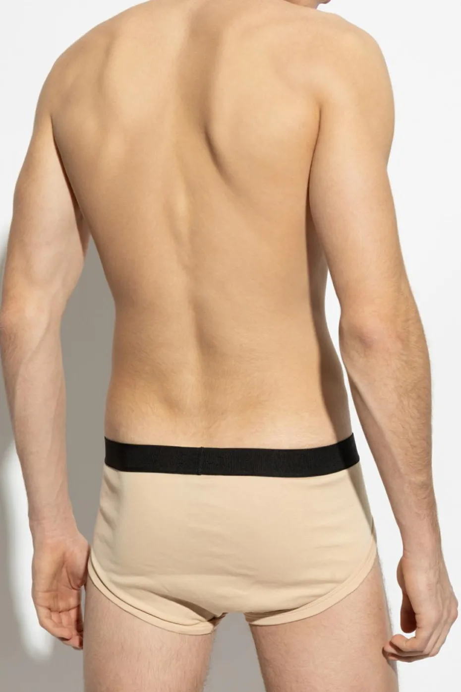 Tom Ford beige Cotton briefs with logo