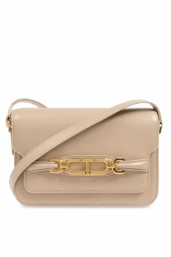 Tom Ford beige Leather shoulder bag