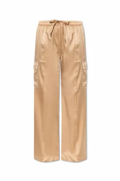 Tom Ford beige Silk cargo pants