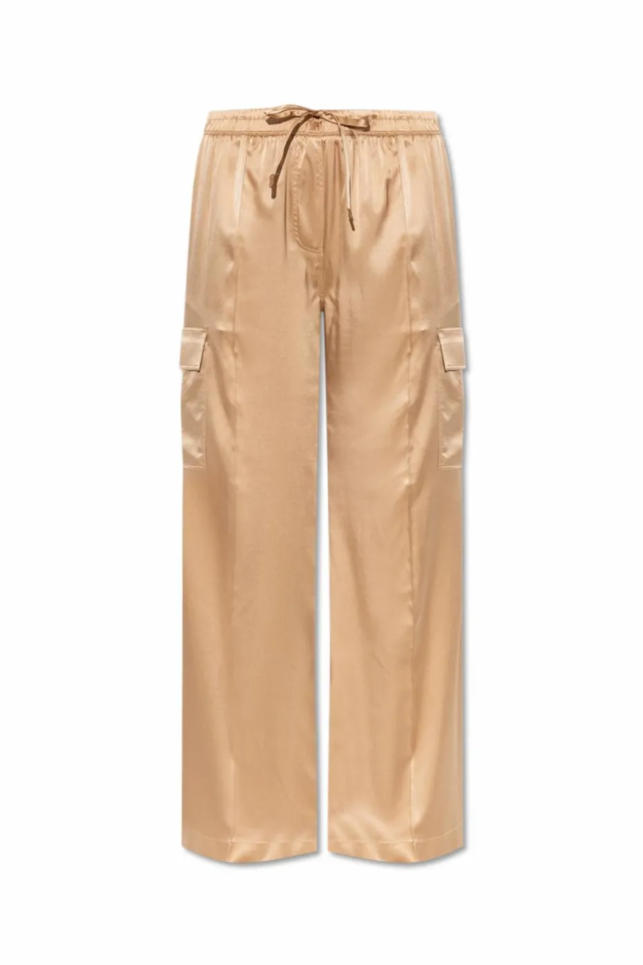 Tom Ford beige Silk cargo pants