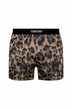 Tom Ford beige Silk lingerie shorts
