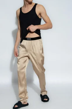 Tom Ford beige Silk pyjama bottom
